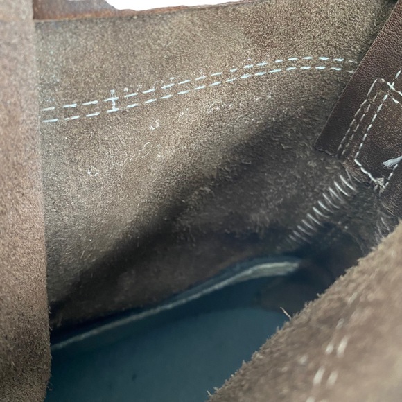 LL Bean 8 Inch Bean Boots Mens 8 Brown Leather Lace Up Duck Boot Made - Picture 6 of 7